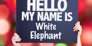 Feature image for article on other names for the White Elephant gift exchange