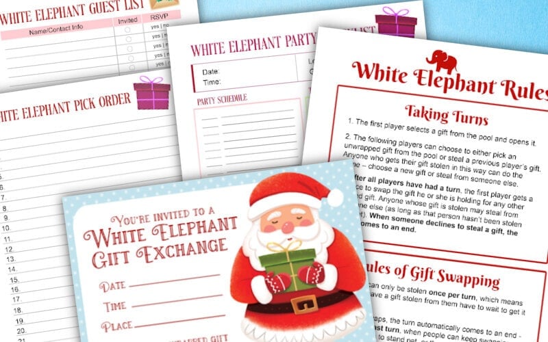 white-elephant-resources-and-examples for Free Printable White Elephant Invitation Template Free White Elephant Resources and Examples for Free Printable White Elephant Invitation Template Free