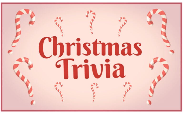 Feature image for article on Christmas trivia