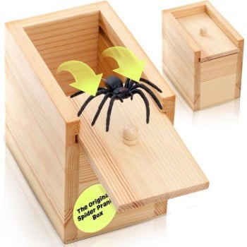 Product image for prank spider box