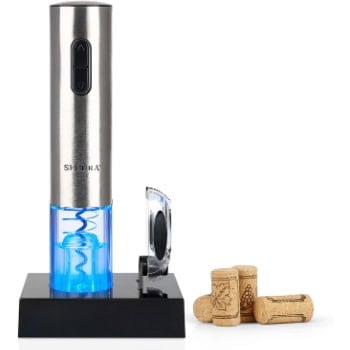 Product image for an electric wine bottle opener